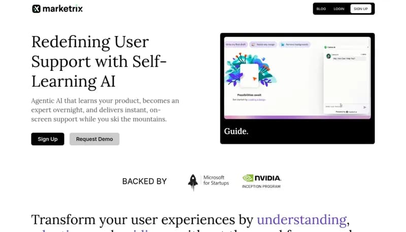 Marketrix AI screenshot