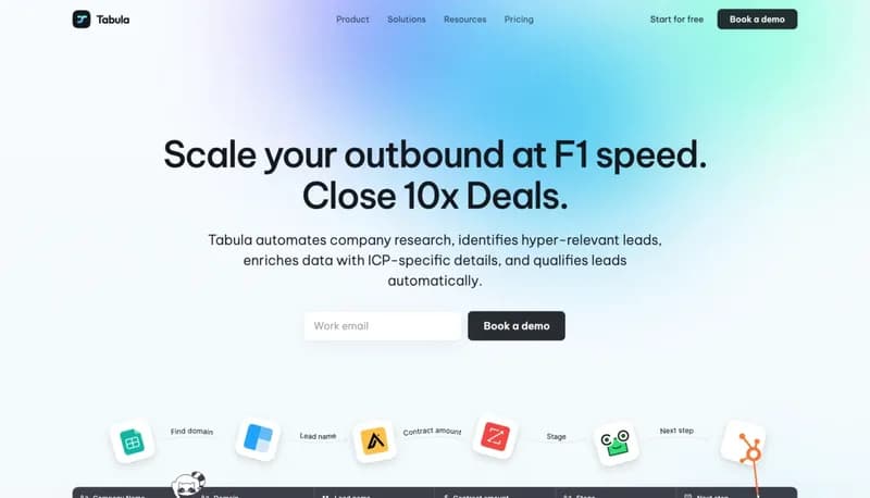 Tabula screenshot