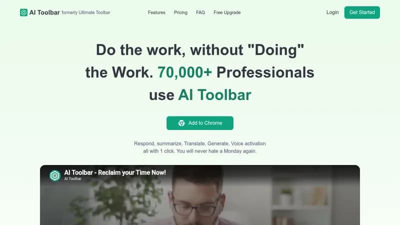 ai toolbar website