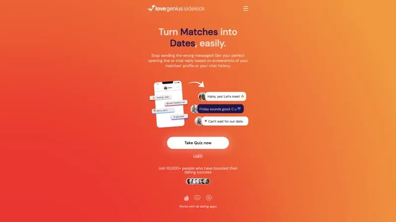 LoveGenius Sidekick screenshot