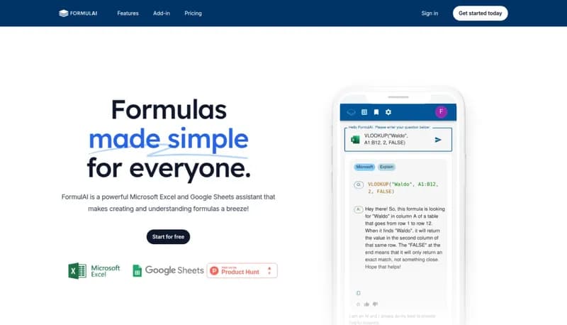 FormulAI screenshot