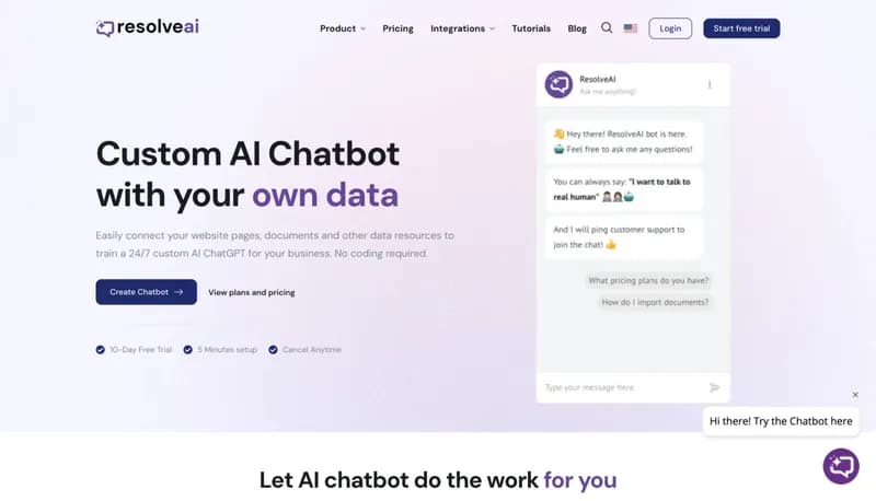 ResolveAI screenshot