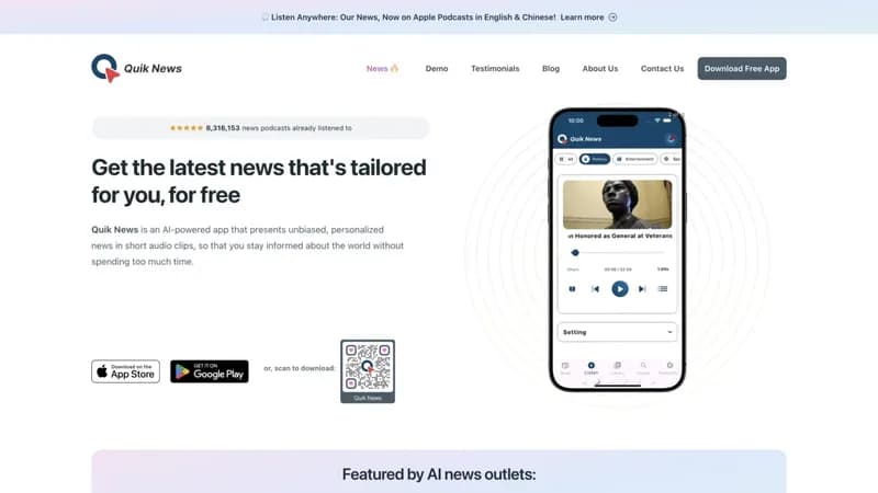 Quik News screenshot