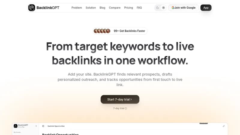 backlinkgpt website