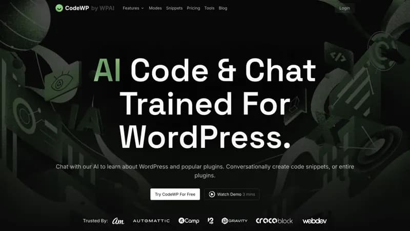 CodeWP screenshot