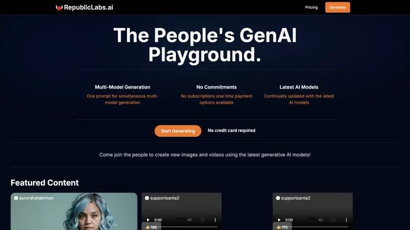 RepublicLabs.ai screenshot