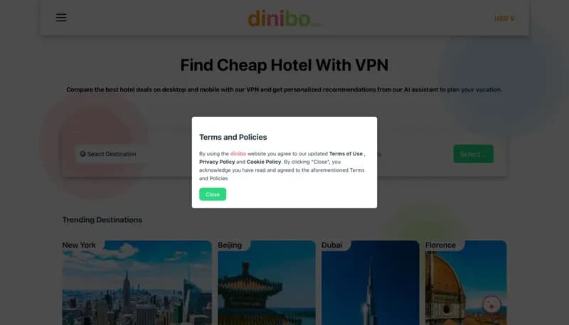 Find Cheap Hotels With VPN screenshot