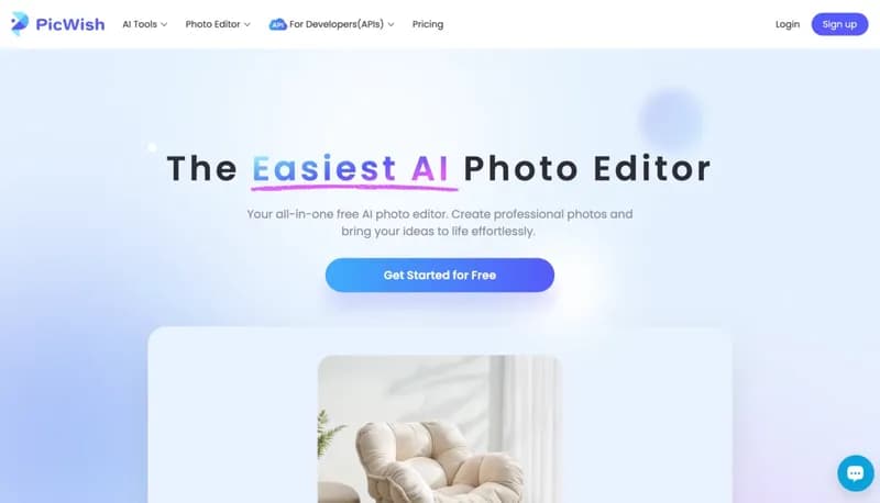 PicWish AI Photo Editor screenshot