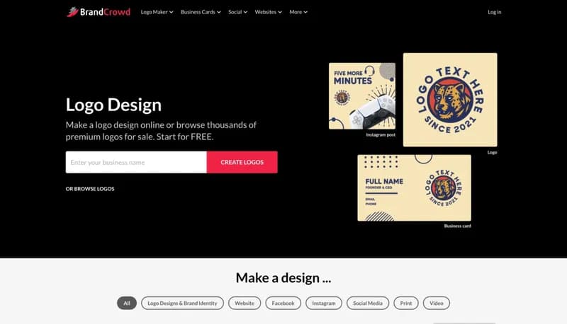 BrandCrowd screenshot