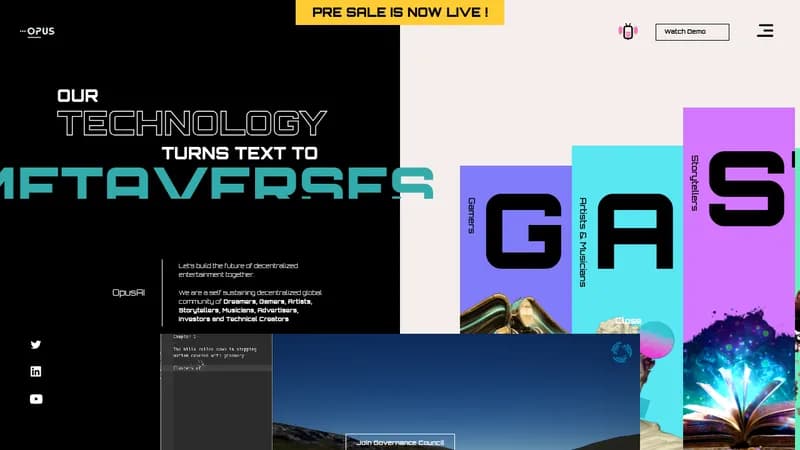 opus website