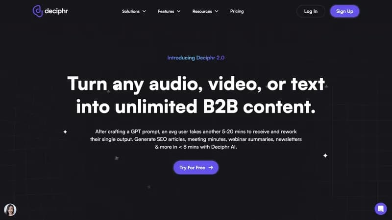 Deciphr screenshot