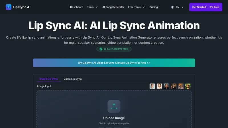 lip sync ai website