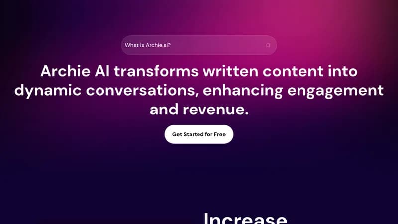 archie ai website