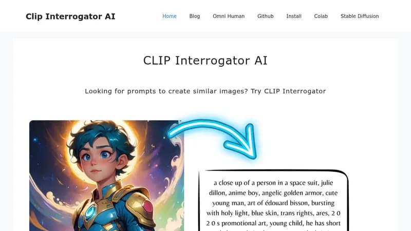 clip interrogator website