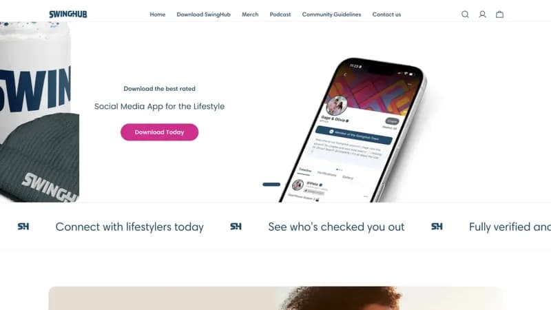 SwingHub screenshot