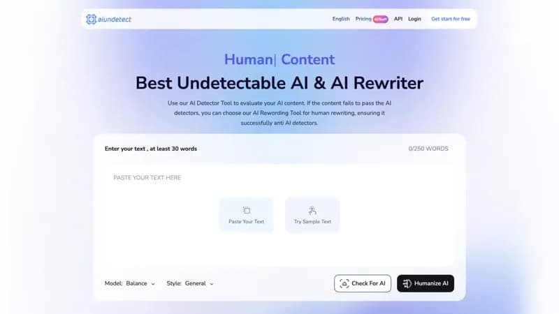 AI Undetect screenshot