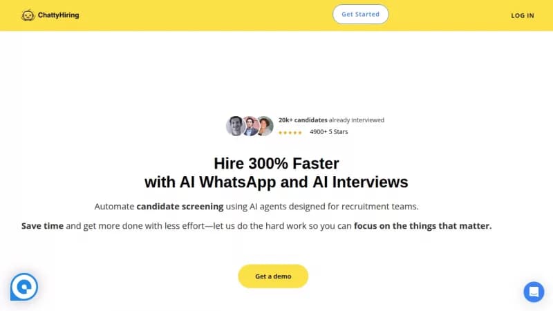 ChattyHiring screenshot