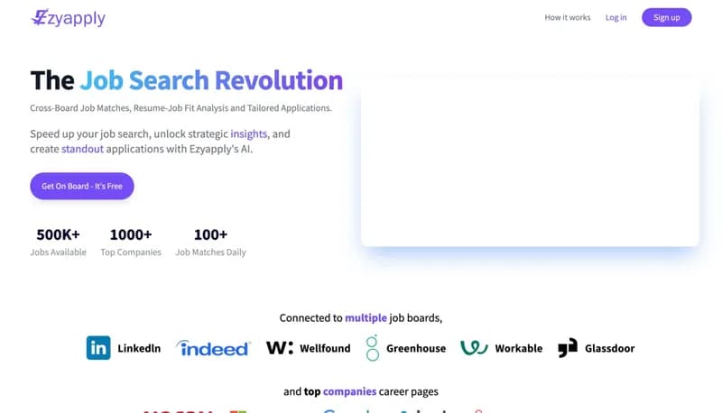Ezyapply screenshot