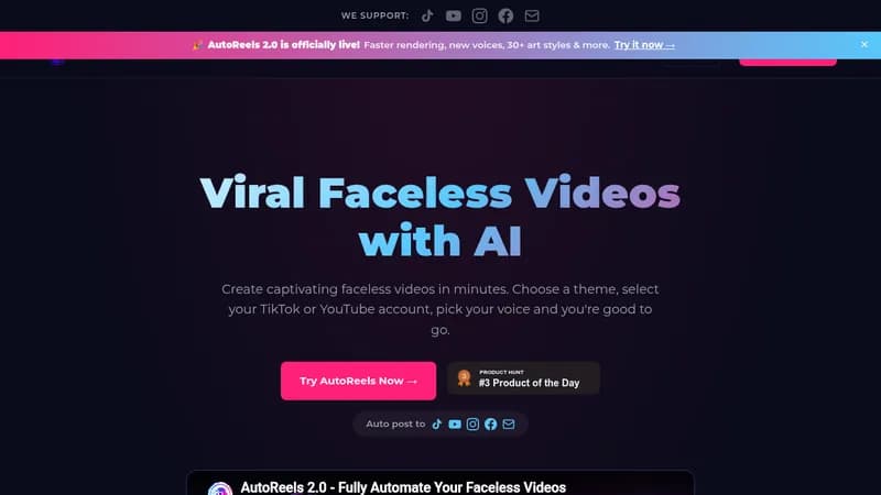 autoreels website