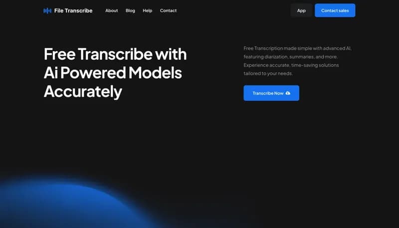 File Transcribe screenshot