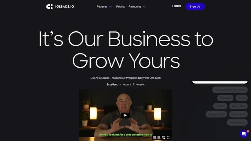 IGLeads screenshot