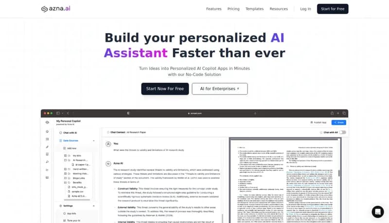 Azna AI screenshot