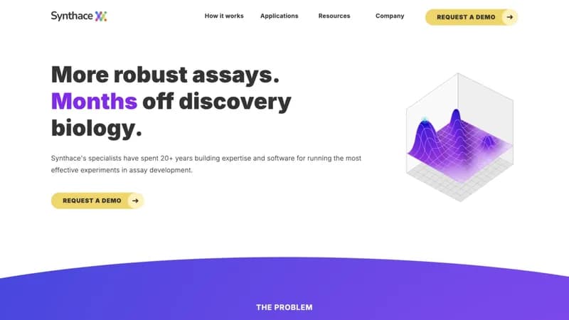 Synthace screenshot