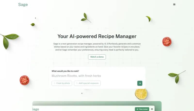 Sage Cooking screenshot
