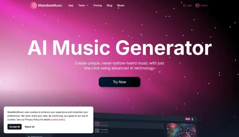 AI Music Generator screenshot