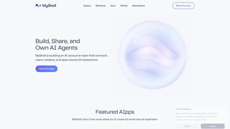 MyShell AI screenshot