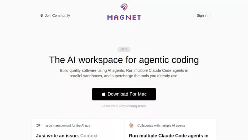 Magnet screenshot