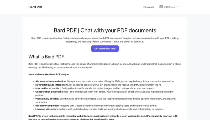 Bard PDF screenshot