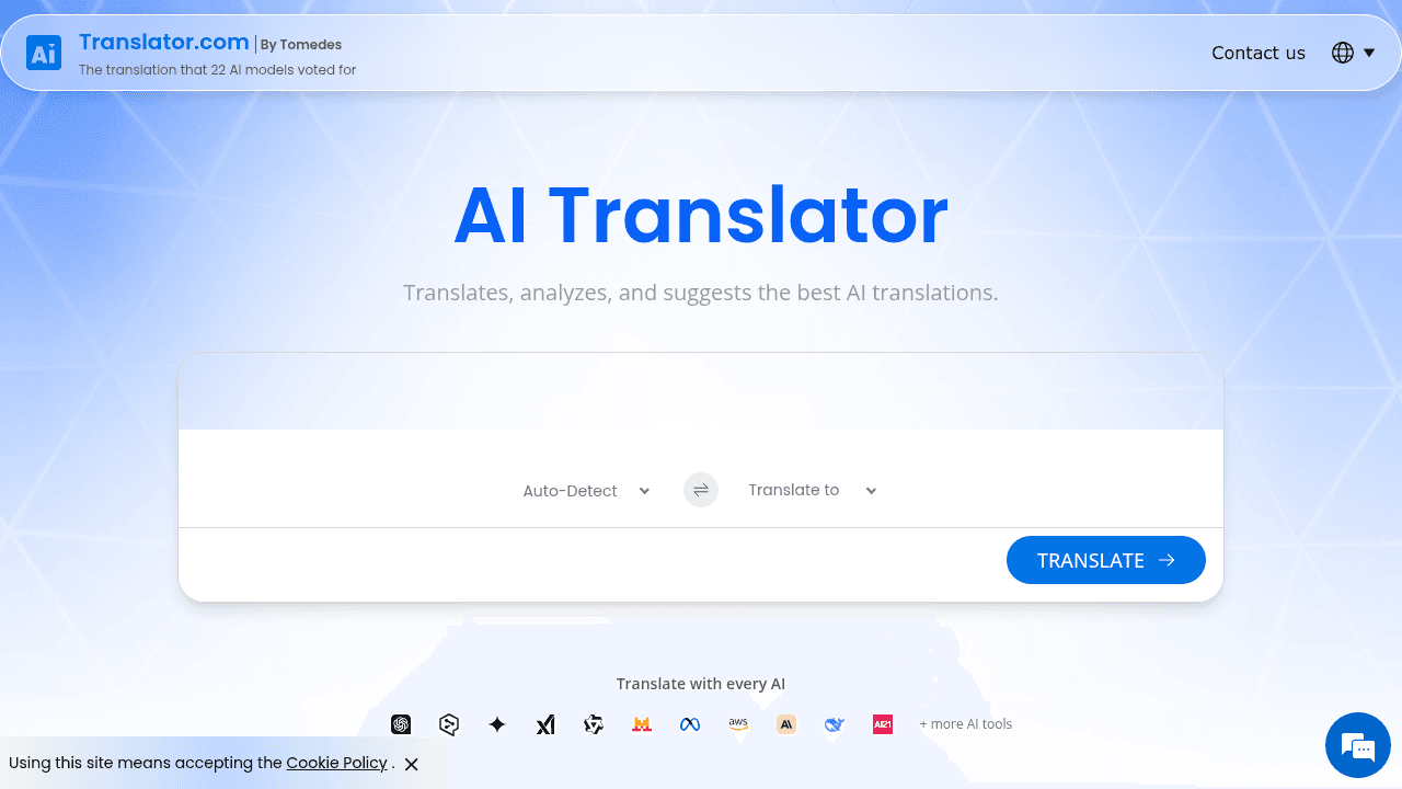 ai translator website