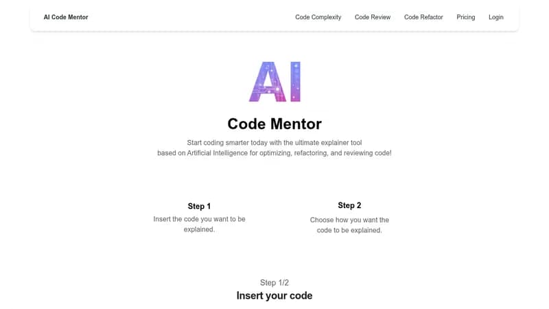 ai code mentor website
