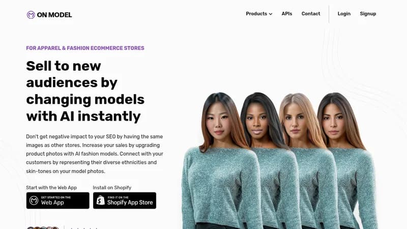 onmodel.ai website