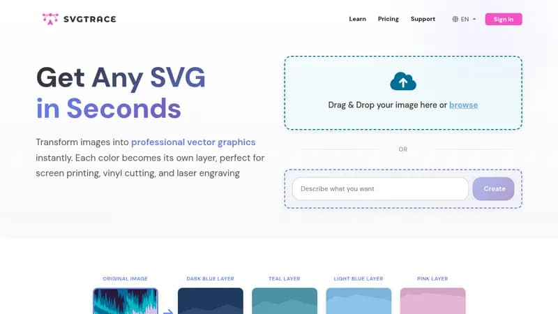 svgtrace website