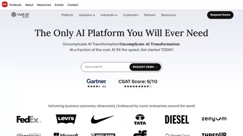 Vue.ai screenshot