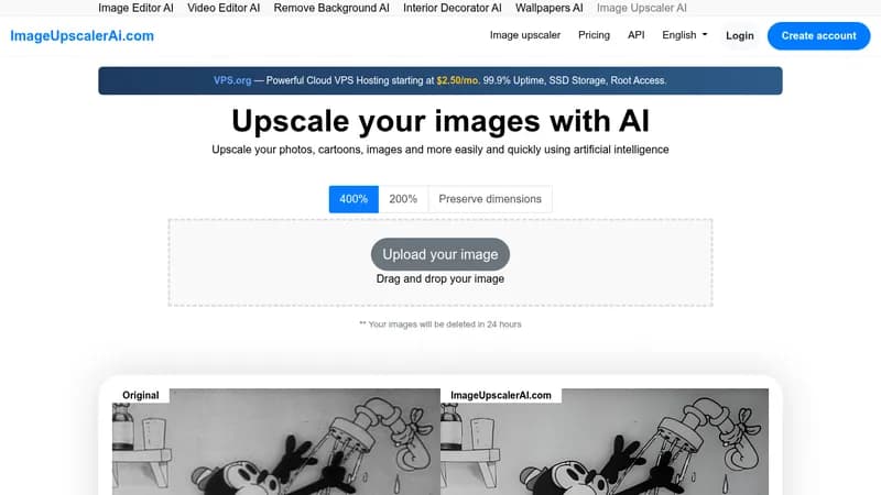 imageupscalerai.com website