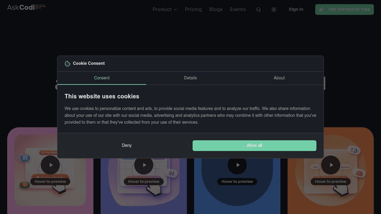 askcodi website