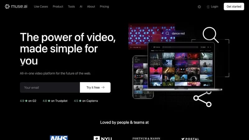 muse.ai screenshot