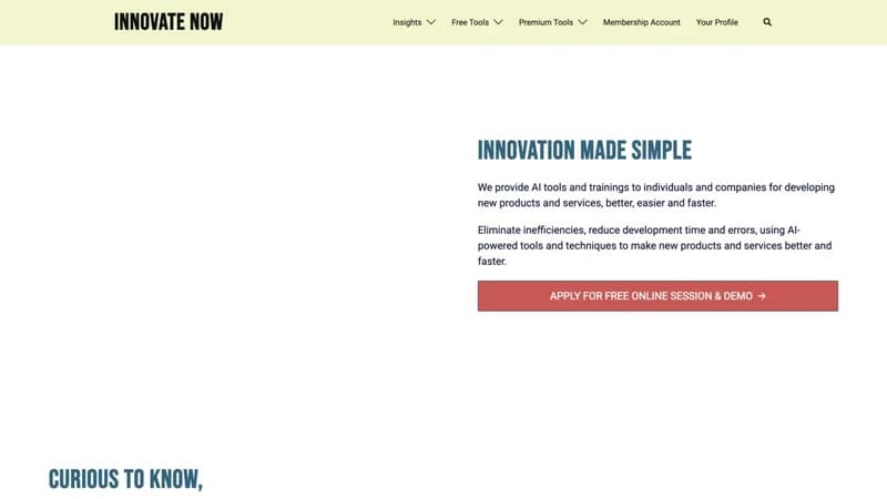 InnovateNow screenshot