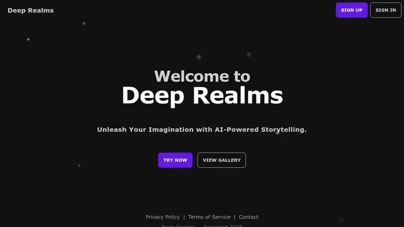 deep realms website