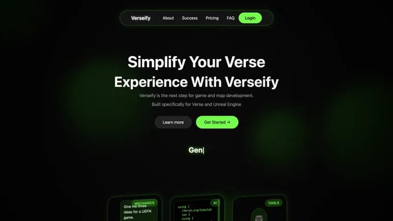 Verseify screenshot