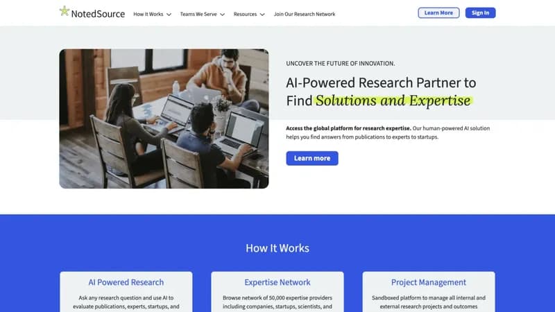 NotedSource screenshot
