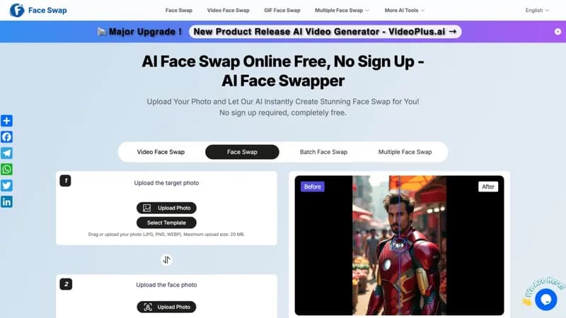AI Face Swapper screenshot