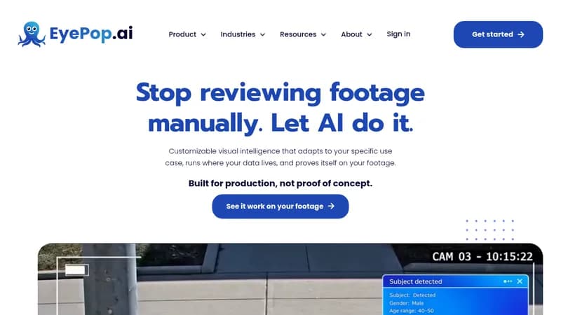 eyepop.ai website