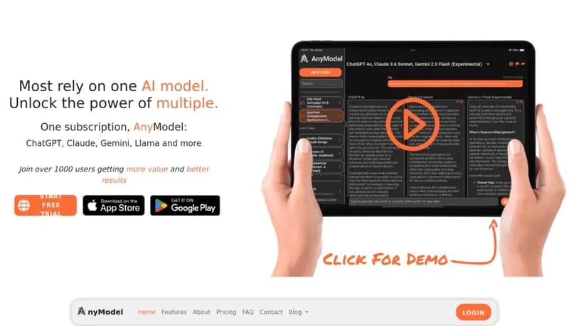 AnyModel screenshot
