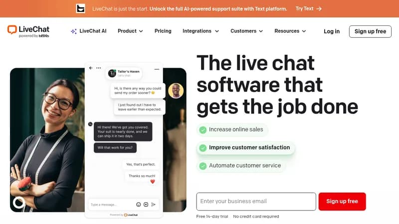 livechat website