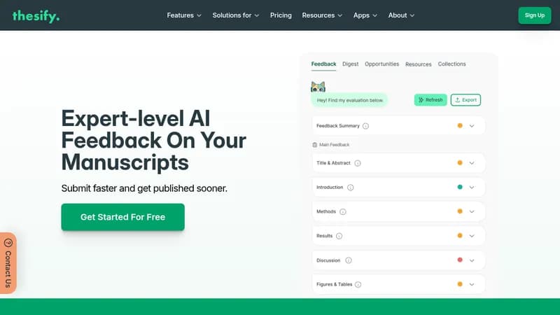 thesify website