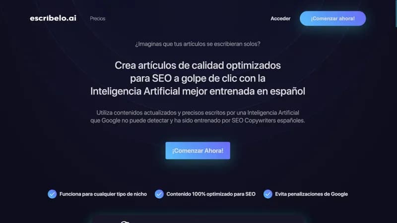 Escríbelo screenshot